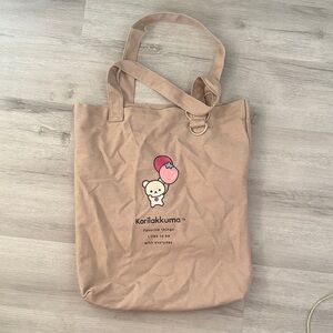 Kotilakkuma Canvas Tote Bag new without tags